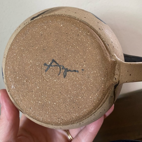 Last chance Studio pottery soup bowls with handle - Picture 5 of 11